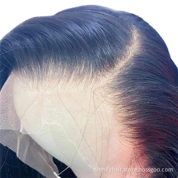 Shmily Top Quality Wigs Virgin Hair Cuticle Aligned 13x6 Lace Frontal Wig Brazilian Human Hair Wigs For Black Women